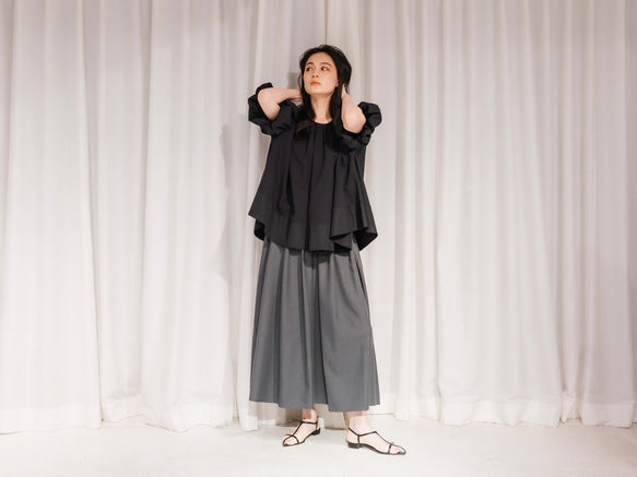 Sarasara skirt（Gray）