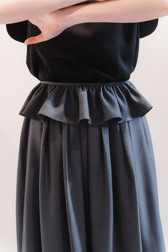Sarasara skirt（Gray）