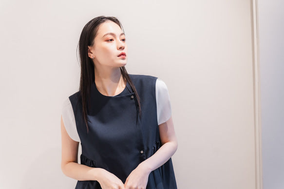 Sarasara vest（Navy）