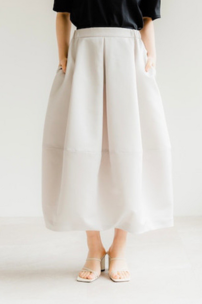 Cocoon skirt（Greige）