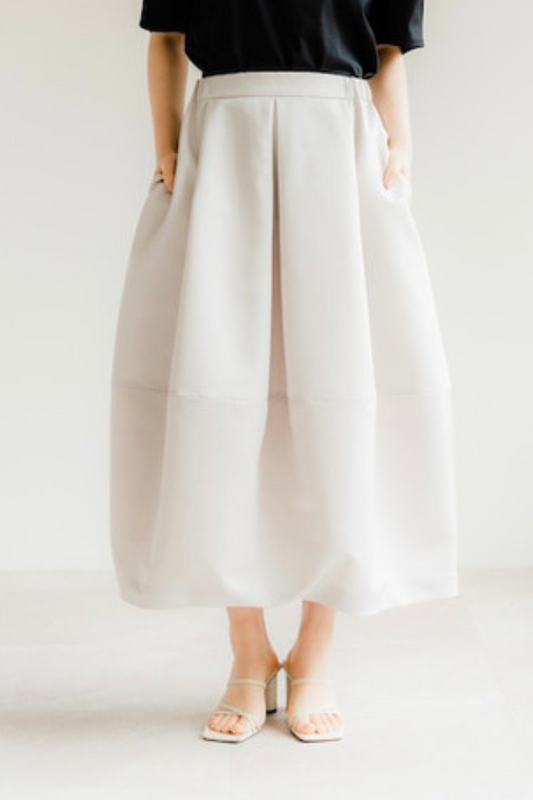 Cocoon skirt（Greige）