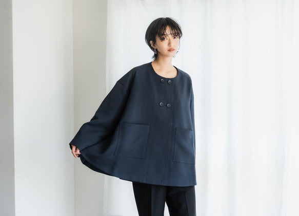 Flare jacket（Navy）