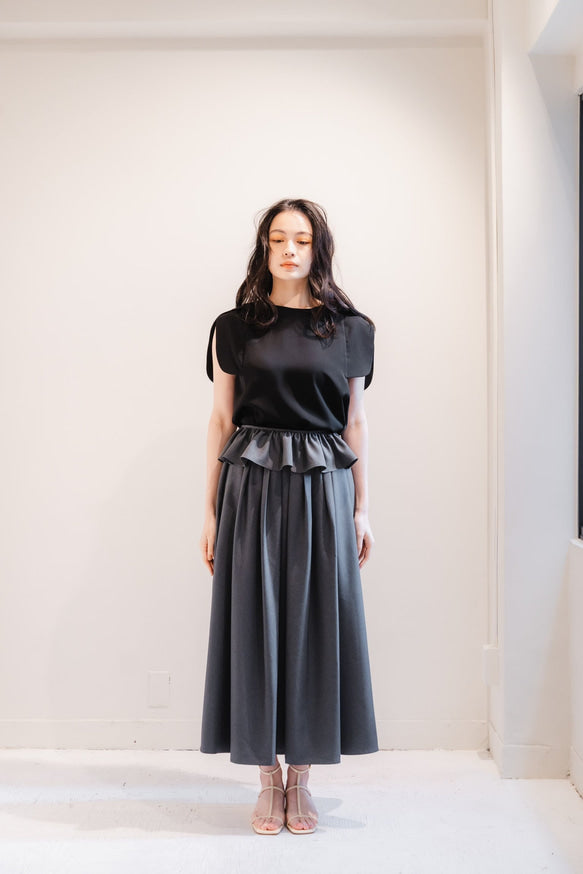 Sarasara skirt（Gray）