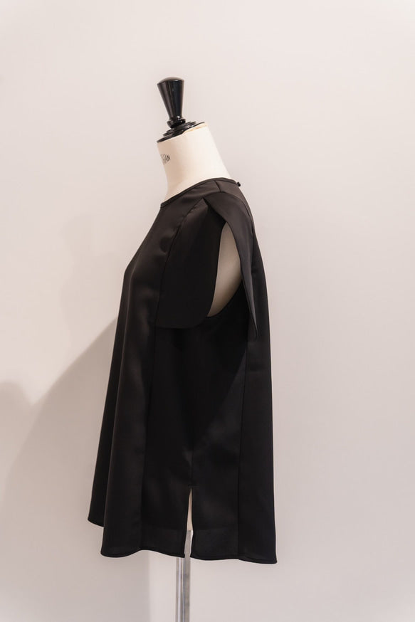 Tulip T-blouse （Black）