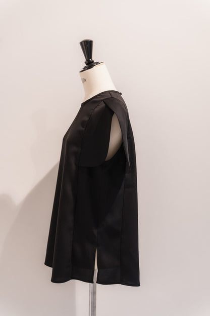 Tulip T-blouse （Black）
