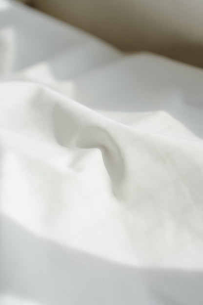 Ruffle sleeve shirt dress（White）