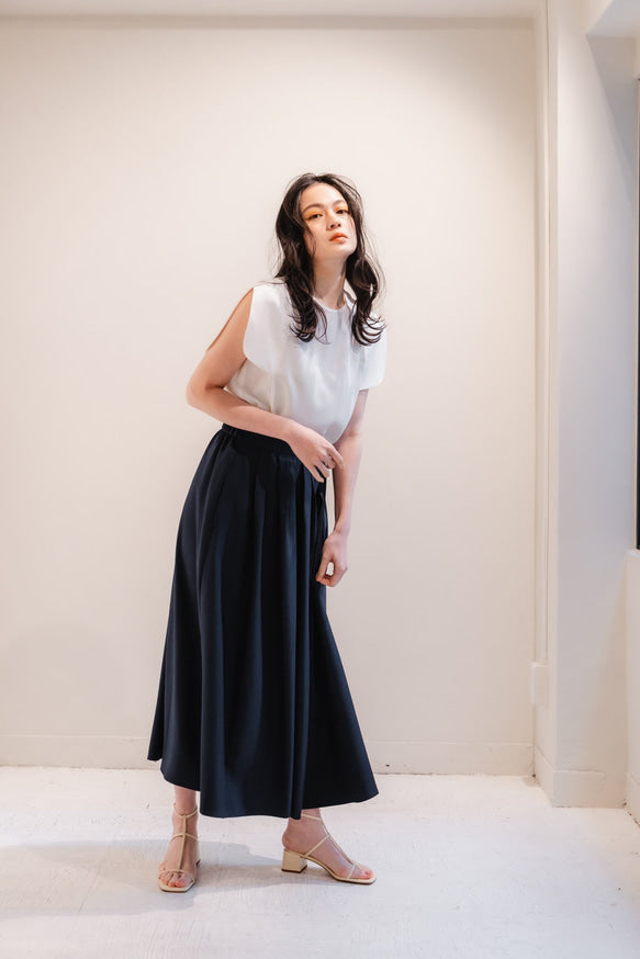 Tulip T-blouse （White）