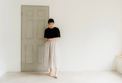 Cocoon skirt（Greige）