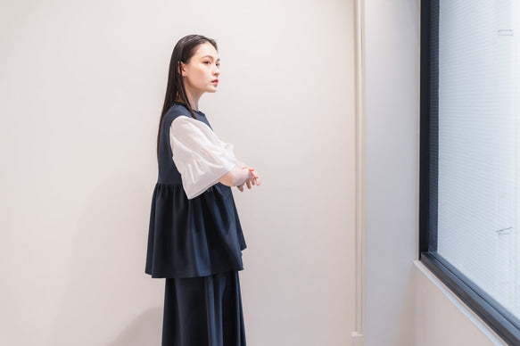 Sarasara vest（Navy）