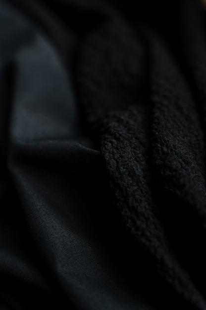 Shirring sleeves Tunic（Black）