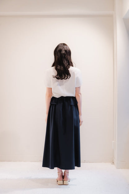 Sarasara skirt（Navy）