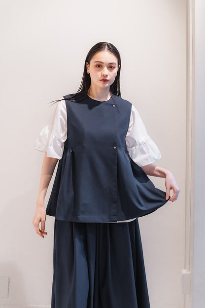Sarasara vest（Navy）