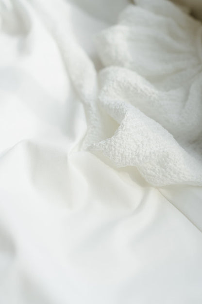 Shirring sleeves Tunic（White）
