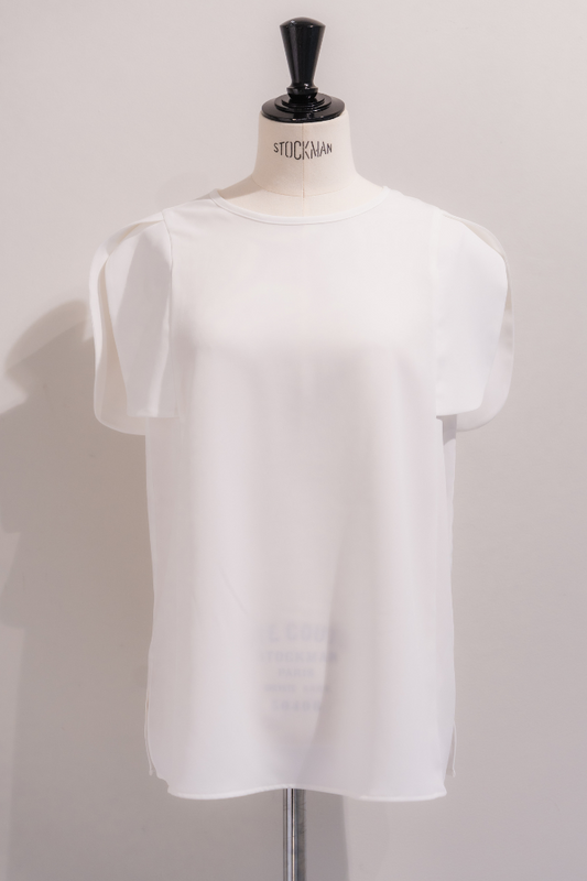 Tulip T-blouse （White）