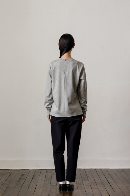 Smooth Pocket pullover（Gray）