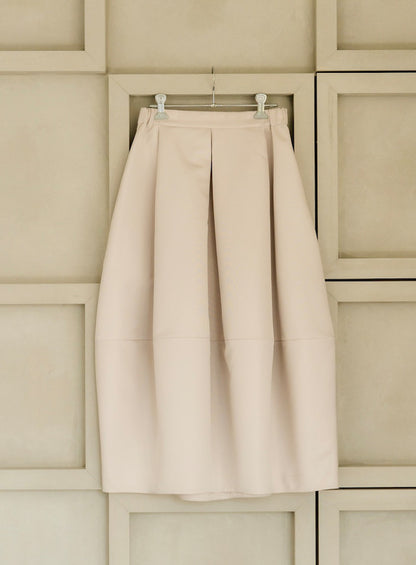 Cocoon skirt（Greige）