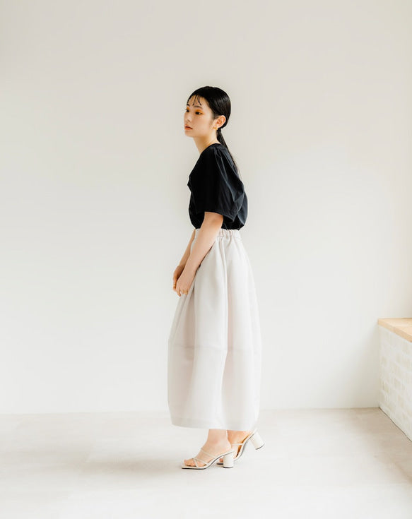 Cocoon skirt（Greige）