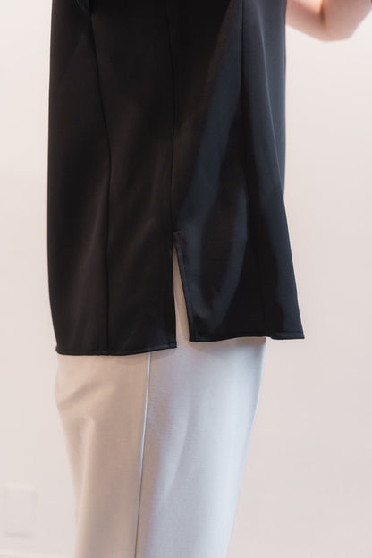 Tulip T-blouse （Black）