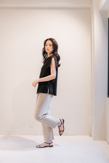 Tulip T-blouse （Black）