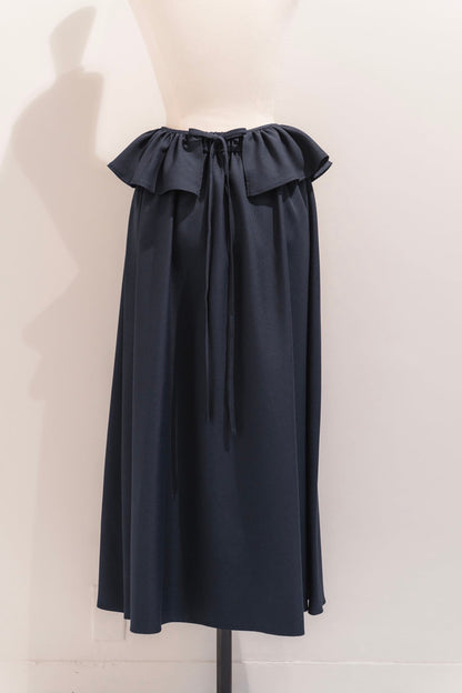 Sarasara skirt（Navy）
