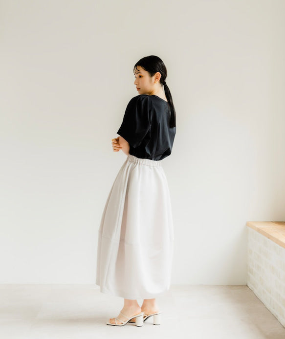 Cocoon skirt（Greige）