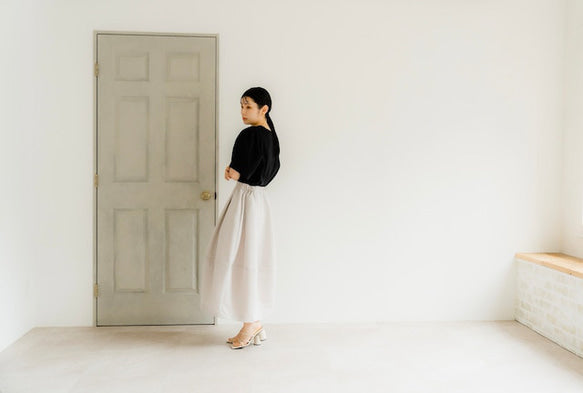Cocoon skirt（Greige）