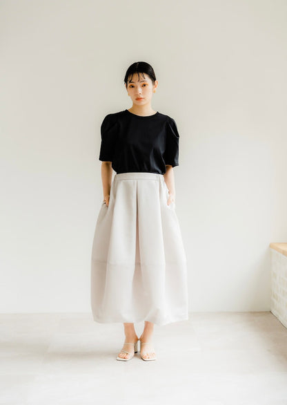 Cocoon skirt（Greige）