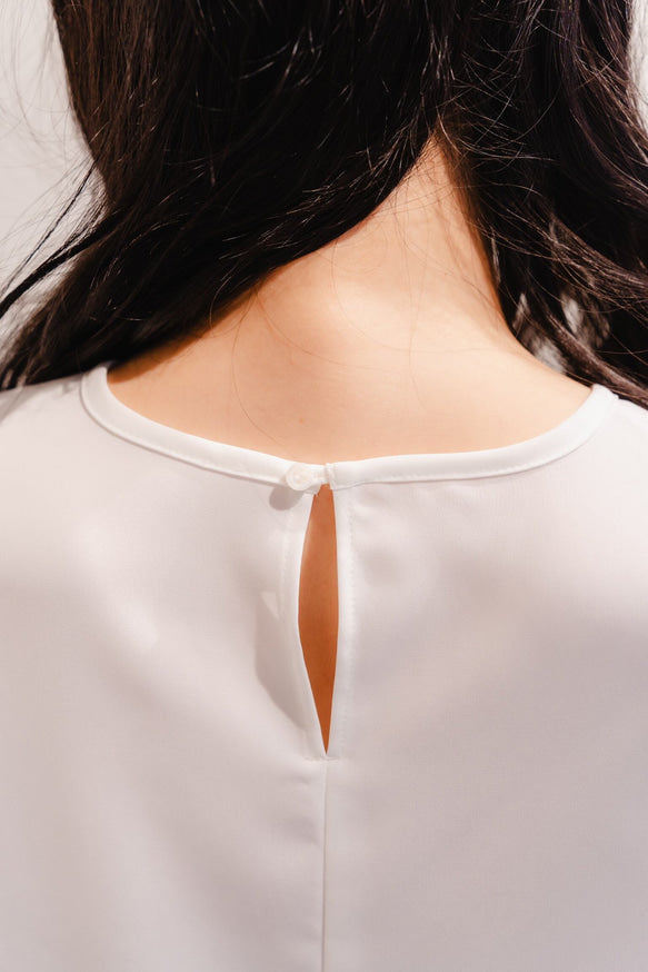 Tulip T-blouse （White）