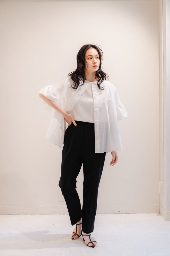 Tulip T-blouse （White）