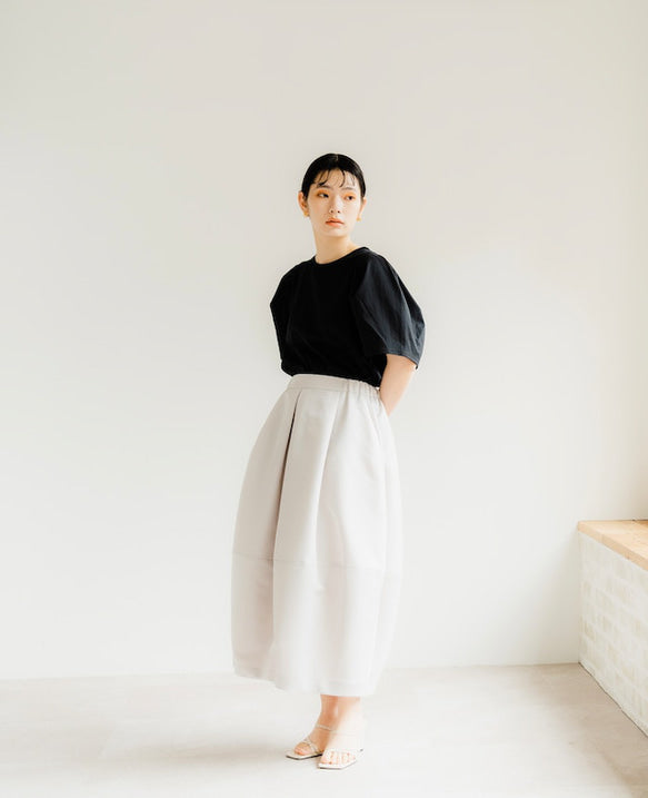 Cocoon skirt（Greige）