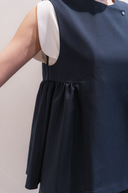 Sarasara vest（Navy）