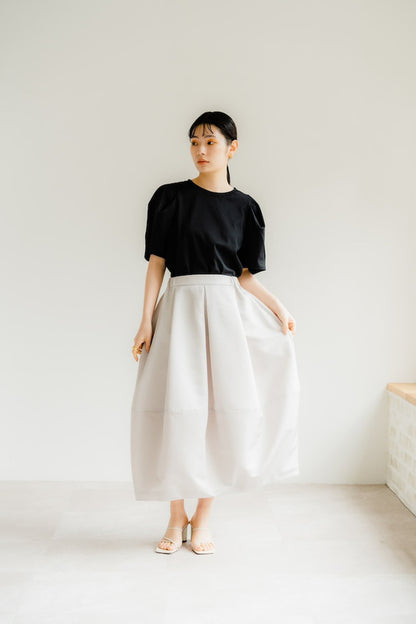 Cocoon skirt（Greige）