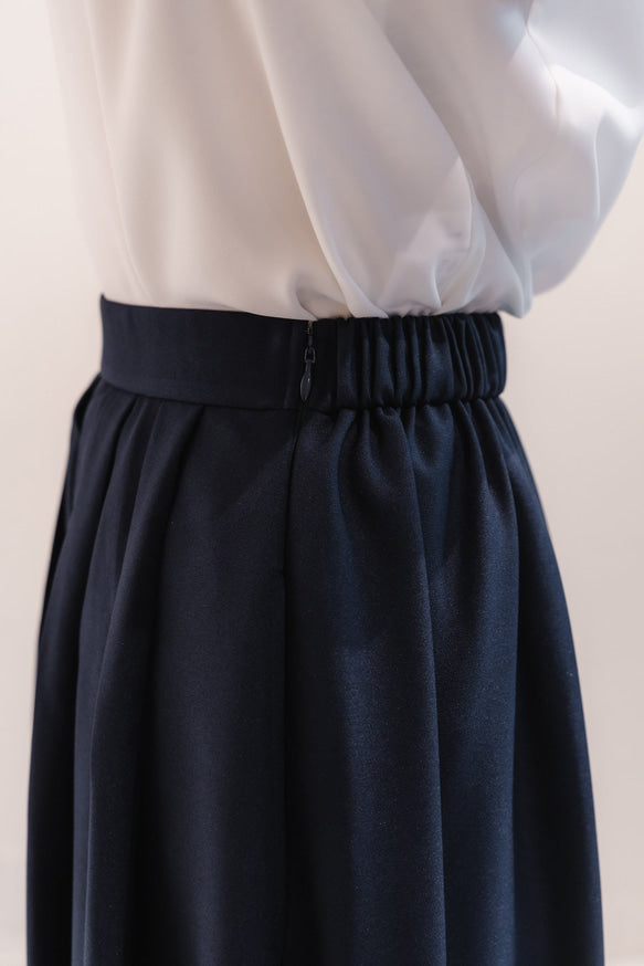 Sarasara skirt（Navy）