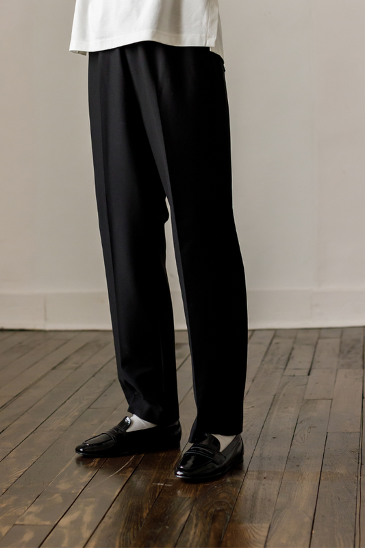 Handsome Straight pants（Black）